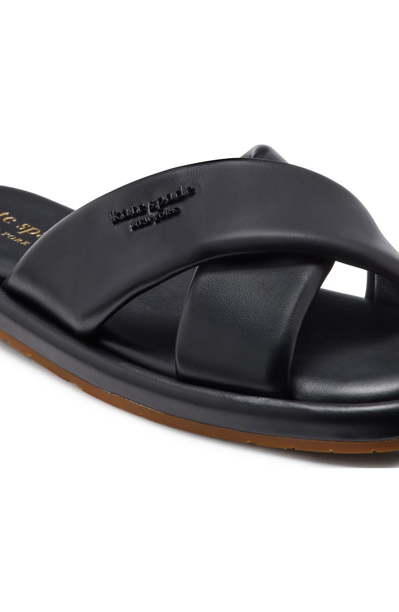 Kate Spade New York rio slide sandal, Alternate, color, Black