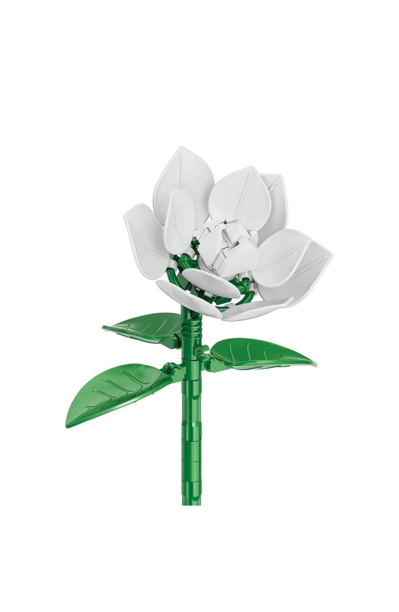 Brickcraft Bricktanicals White Gardenia Building Set, Alternate, color, White