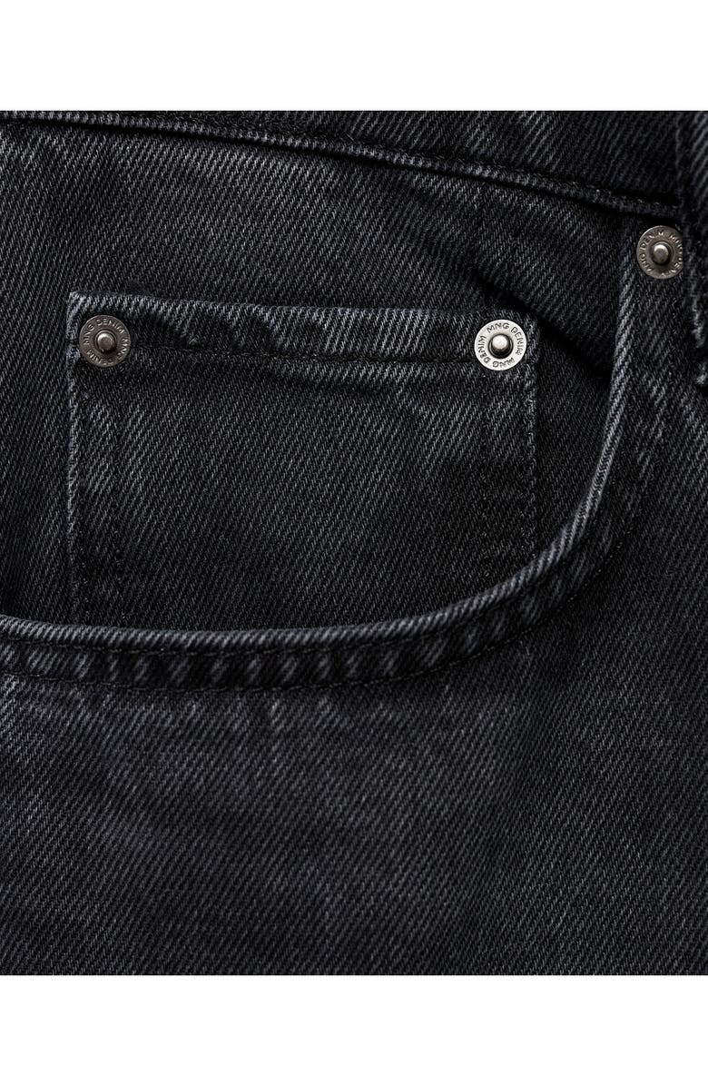 MANGO Moby Straight Fit Cotton Jeans, Alternate, color, Open Grey