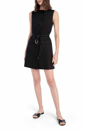 The Cece Sleeveless Linen Blend Minidress