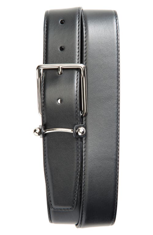 Christian Louboutin Chambeliss Leather Belt In Black