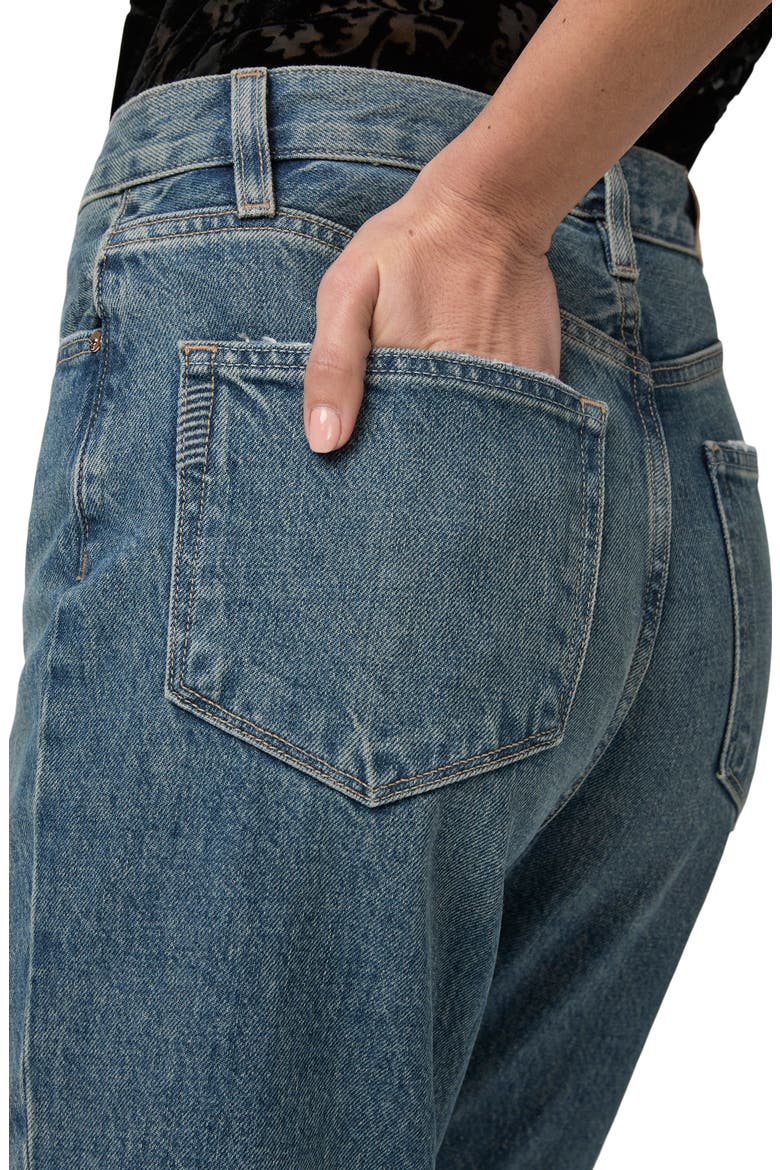 Billy High Waist Ankle Straight Leg Jeans, Alternate, color, SIGNATURE
