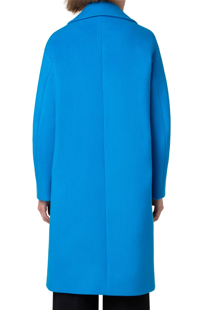 Akris punto Oversize Wool Blend Long Coat, Alternate, color, 