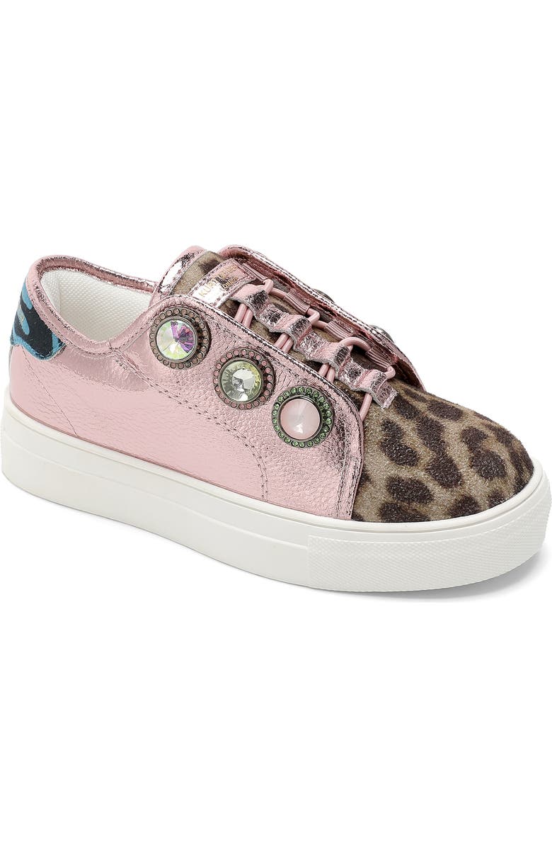Kurt Geiger London Kids' Octavia Slip-On Sneaker, Main, color, Leopard Pink
