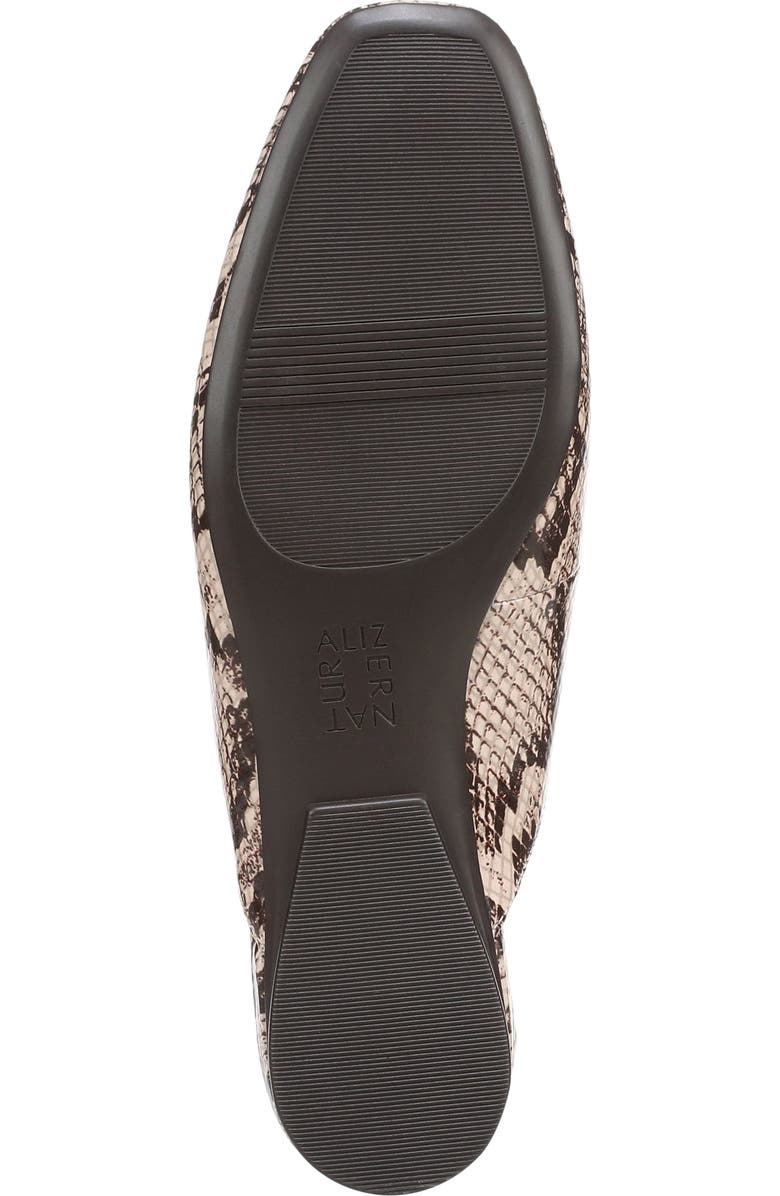 Naturalizer Apple Mary Jane Mule, Alternate, color, Beige Snake Print Faux Leather
