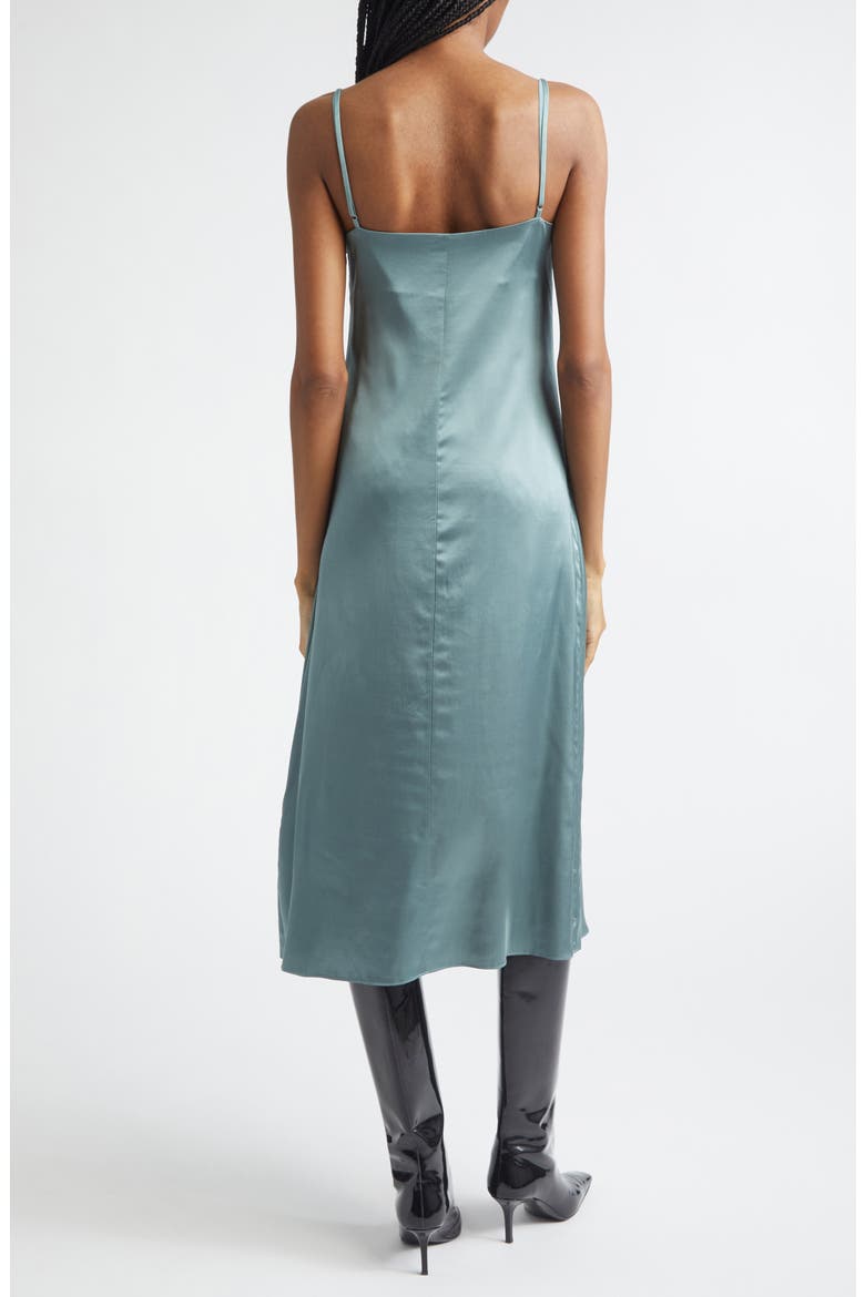 Satin Slipdress, Alternate, color, SAGE GREEN