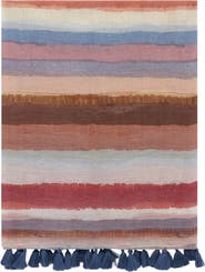 GERARD DAREL Striped Lightweight Scarf