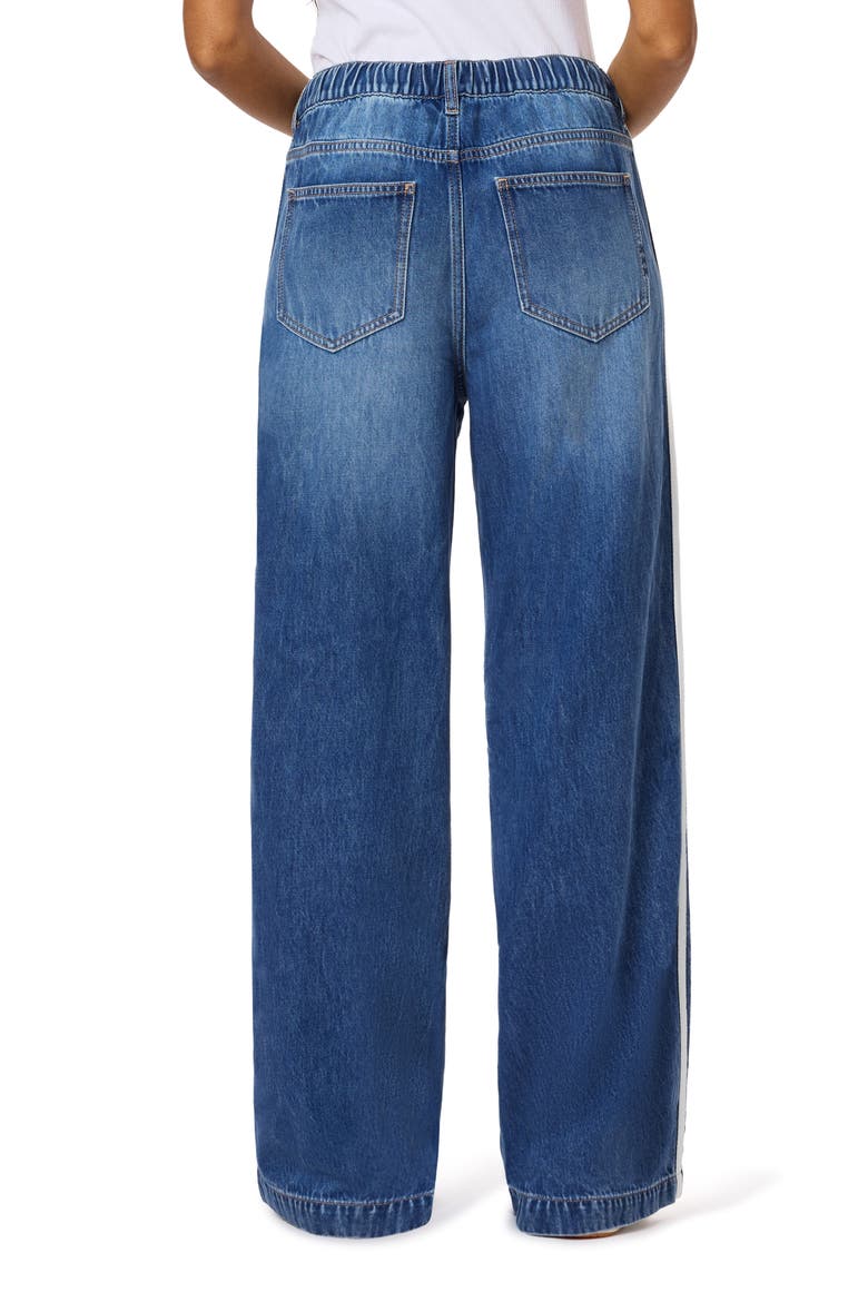 The Baggy High Waist Drawstring Wide Leg Jeans, Alternate, color, TWO BRIDGES