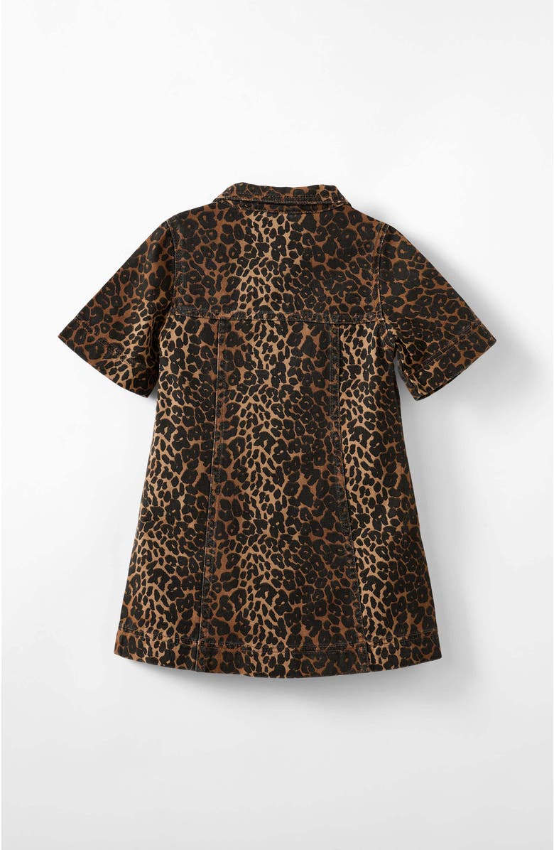 Cotton On Kids Kid's Maia Short Sleeve Denim Dress, Alternate, color, 