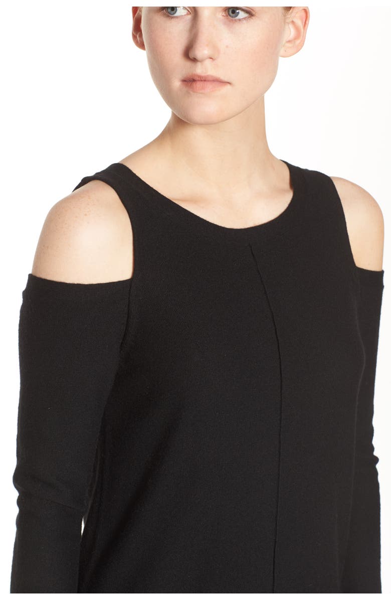 Trouvé Cold Shoulder Sweater, Alternate, color,