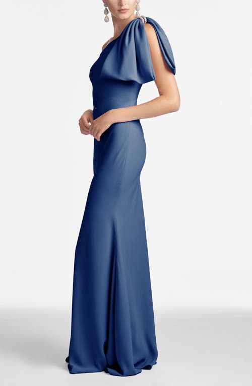Sachin & Babi Aubrey Bias-cut Satin Crepe Gown