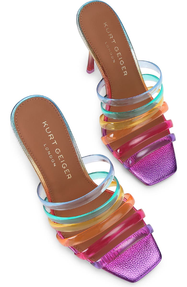 Kurt Geiger London Maddison Slide Sandal, Alternate, color, Rainbow Multi