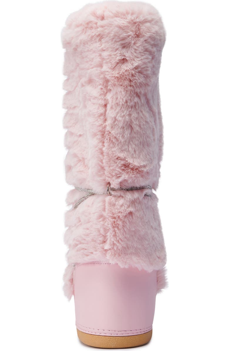 AZALEA WANG Tayton Faux Fur Snow Boot, Alternate, color, Pink