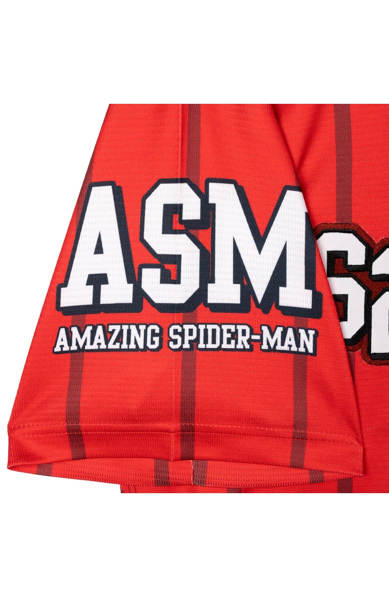 Marvel Spider-Man Men's Athletic Short Sleeve Tee, Alternate, color, Spider Man Dark Red
