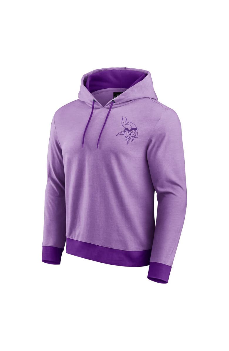 Darius Rucker Collection by Fanatics Men's Darius Rucker Collection by Fanatics Purple Minnesota Vikings Tonal Knit Pullover Hoodie, Alternate, color, Heather Purple