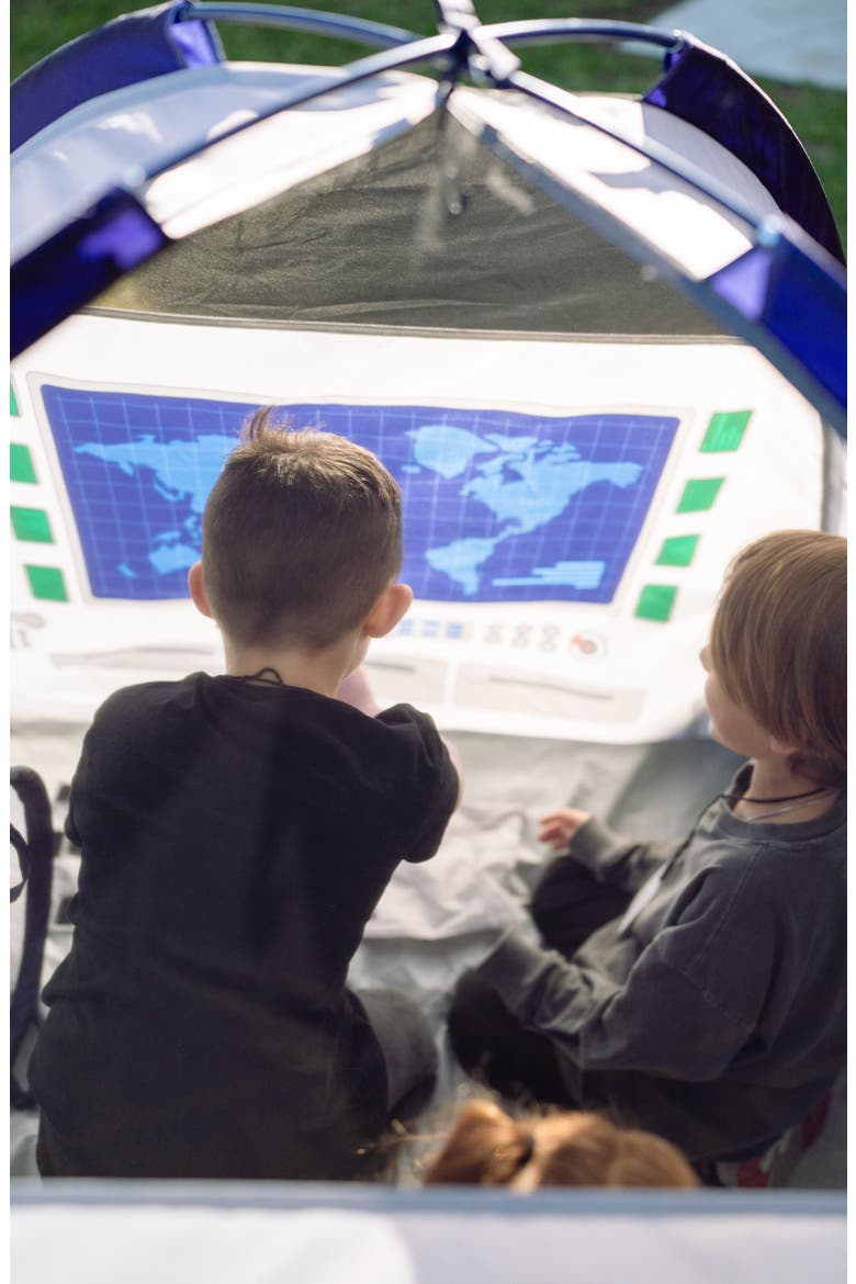 Command Center Play Tent with Tunnel, Alternate, color, GREY