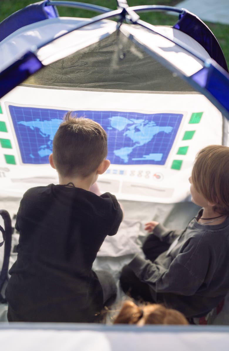 Pacific Play Tents Command Center Play Tent with Tunnel, Alternate, color, Grey