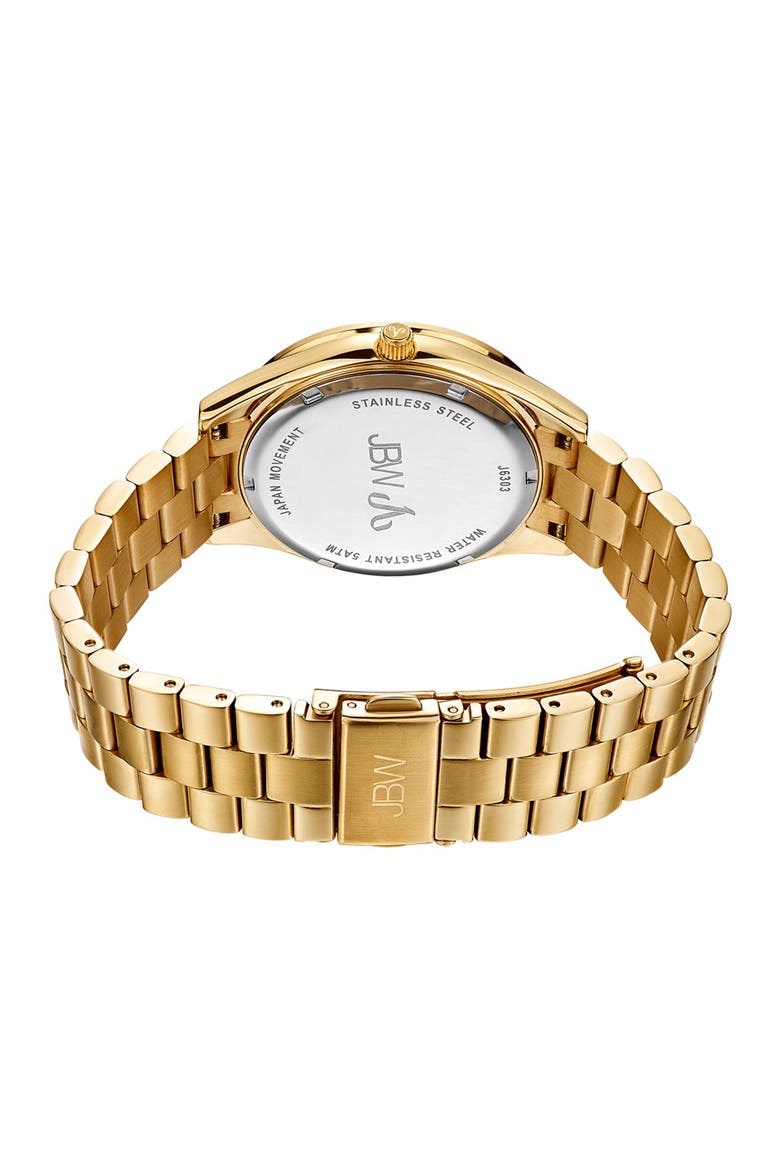 Mondrian Diamond Bracelet Watch & Bangle Set, 37mm, Alternate, color, GOLD