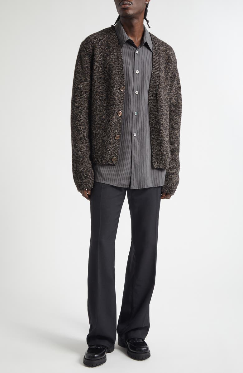 OUR LEGACY Carlson Bootcut Pants, Alternate, color, Black Permanent Crease