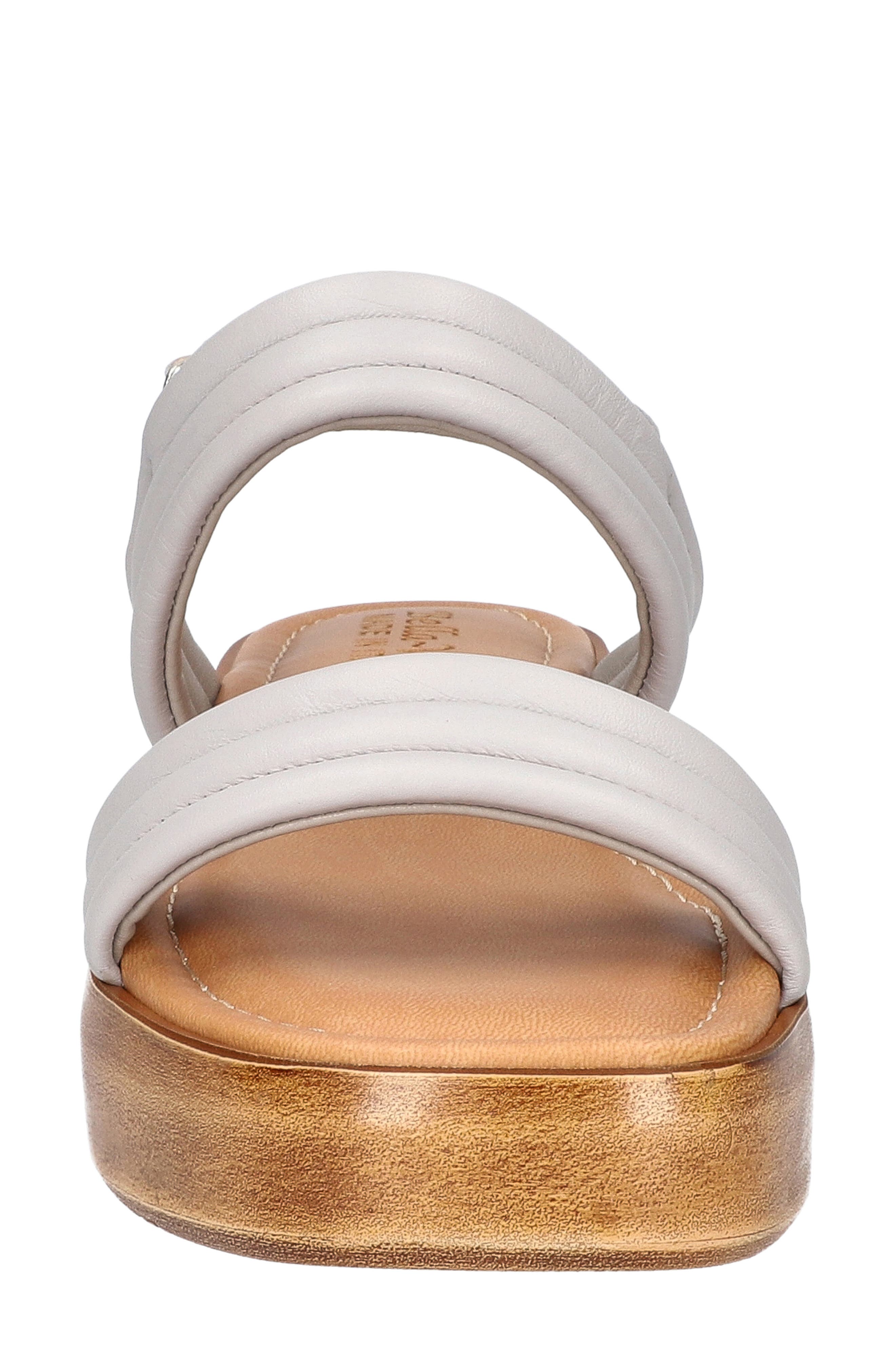 Bella Vita Ode Platform Sandal, Alternate, color, Grey Italian Leather