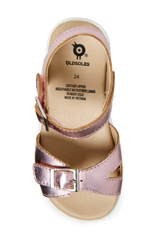 Shop Old Soles Fresh Cut Ankle Strap Sandal In Pink Frost