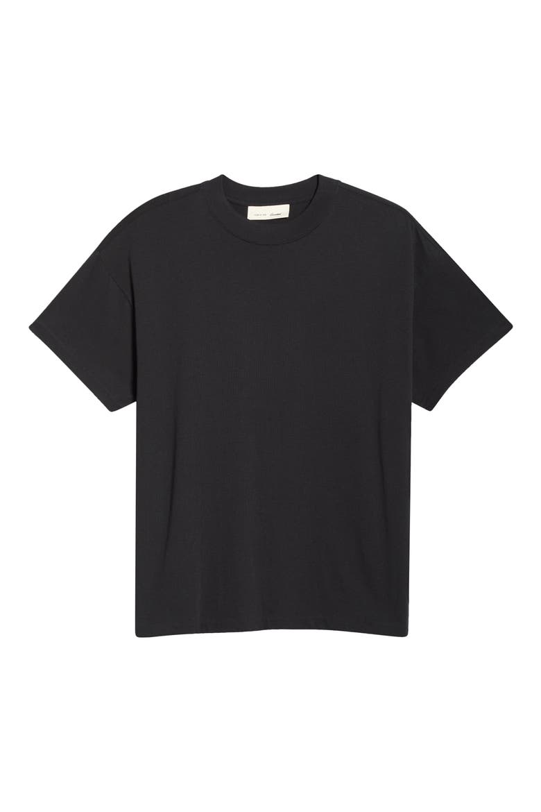 Essential Cotton Blend T-Shirt, Alternate, color, VINTAGE BLACK