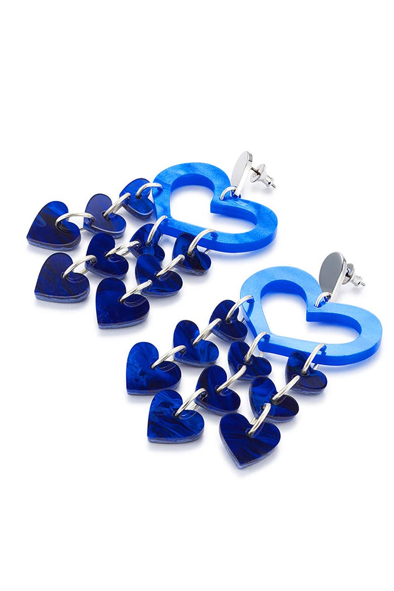 Heart Chandeliers - Royal Blue, Alternate, color, Royal Blue