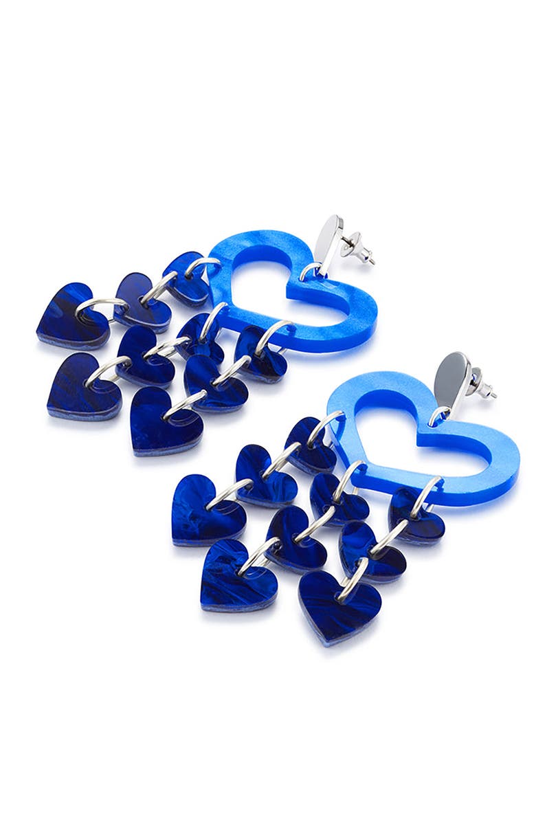 Toolally Heart Chandeliers - Royal Blue, Alternate, color, Royal Blue