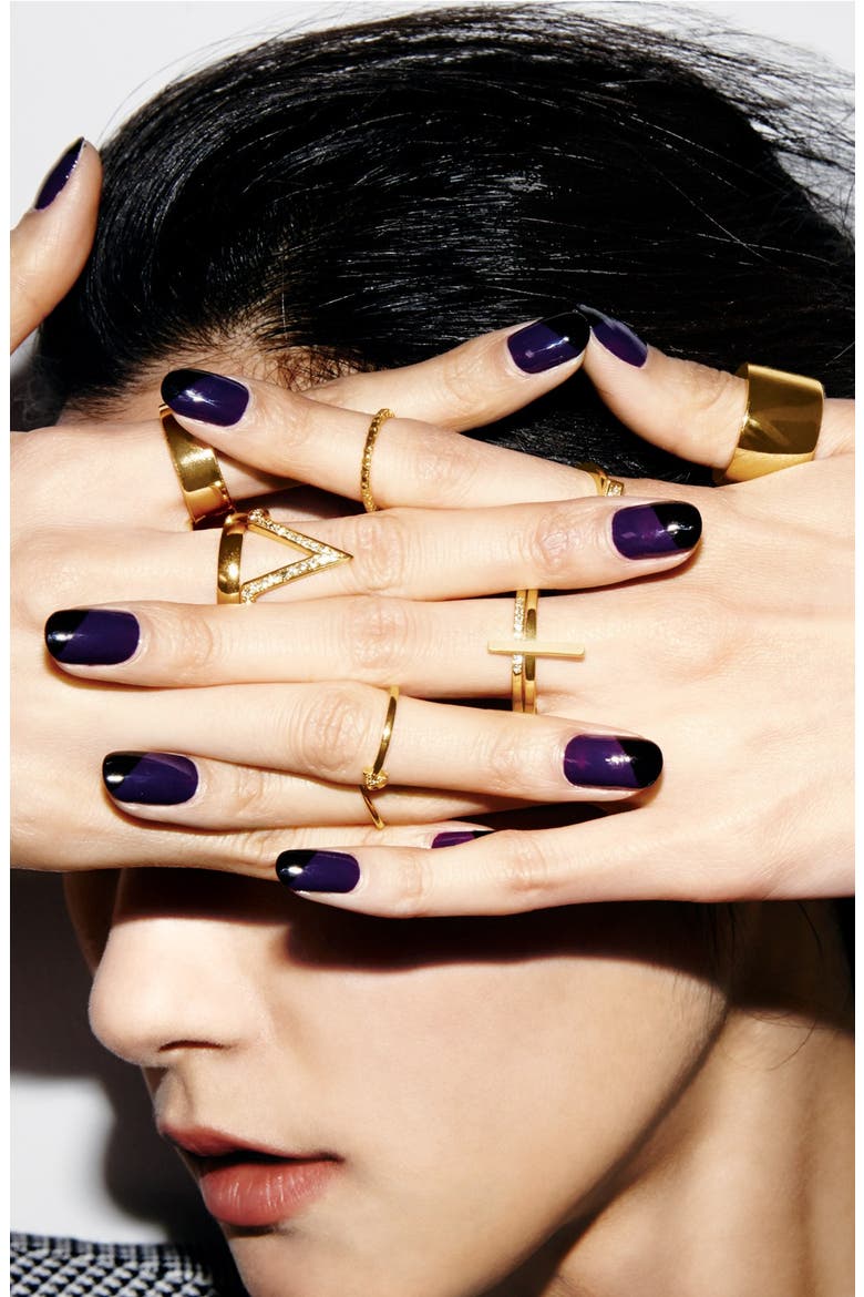 Pavé & Cutout Rings, Alternate, color, GOLD