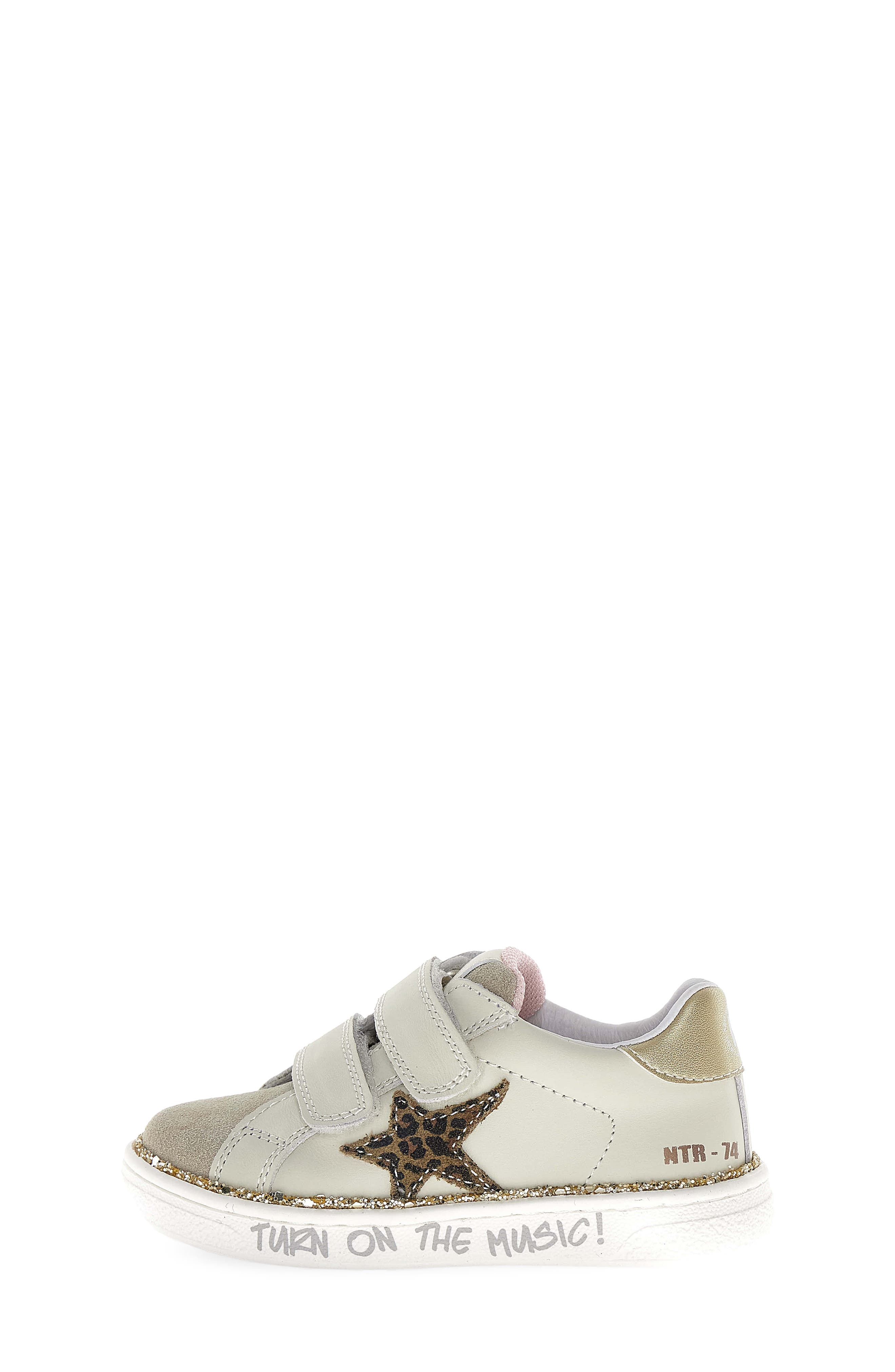 Naturino Pinn Sneaker, Alternate, color, Beige Milk Platinum