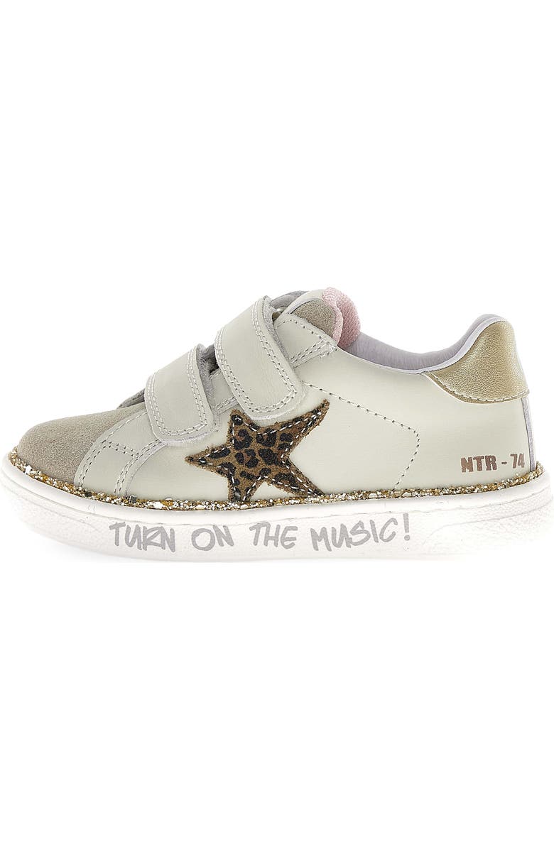 Naturino Pinn Sneaker, Alternate, color, Beige Milk Platinum