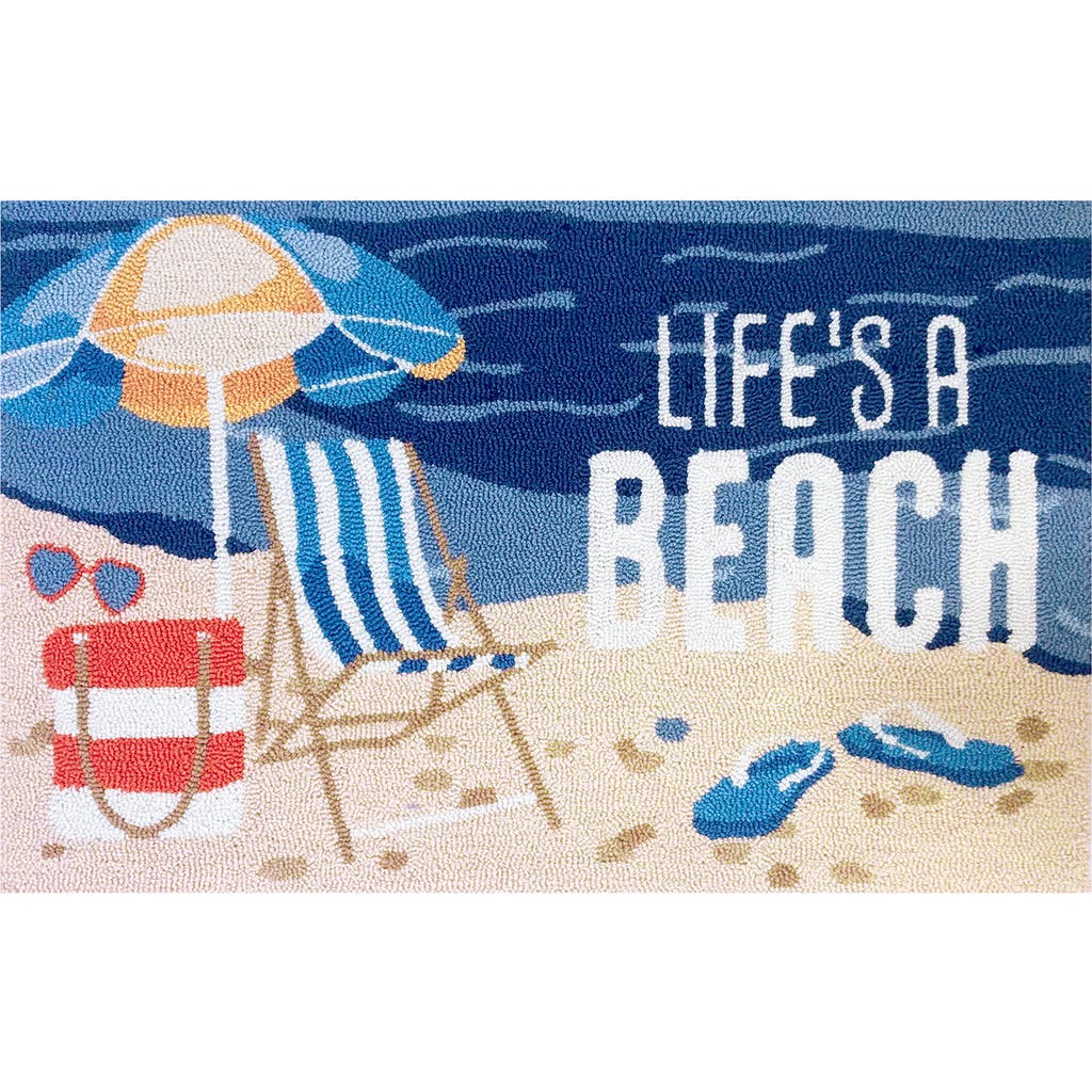R16 Home Life's A Beach Doormat In Multi