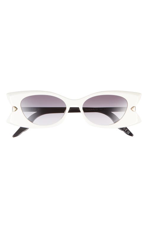 Dior Butterfly S2i Cat-eye Acetate Sunglasses In White