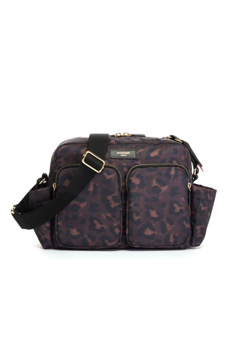 Storksak Stroller Bag, Main, color, Leopard