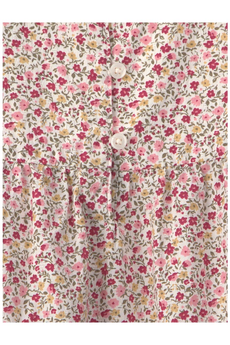 Kids' Floral Tiered Organic Cotton Dress, Alternate, color, FLORAL