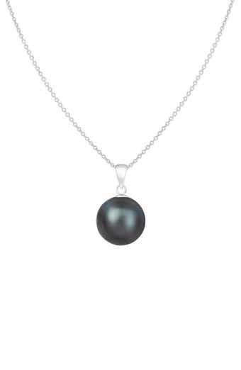 SPLENDID PEARLS Tahitian Pearl Pendant Necklace