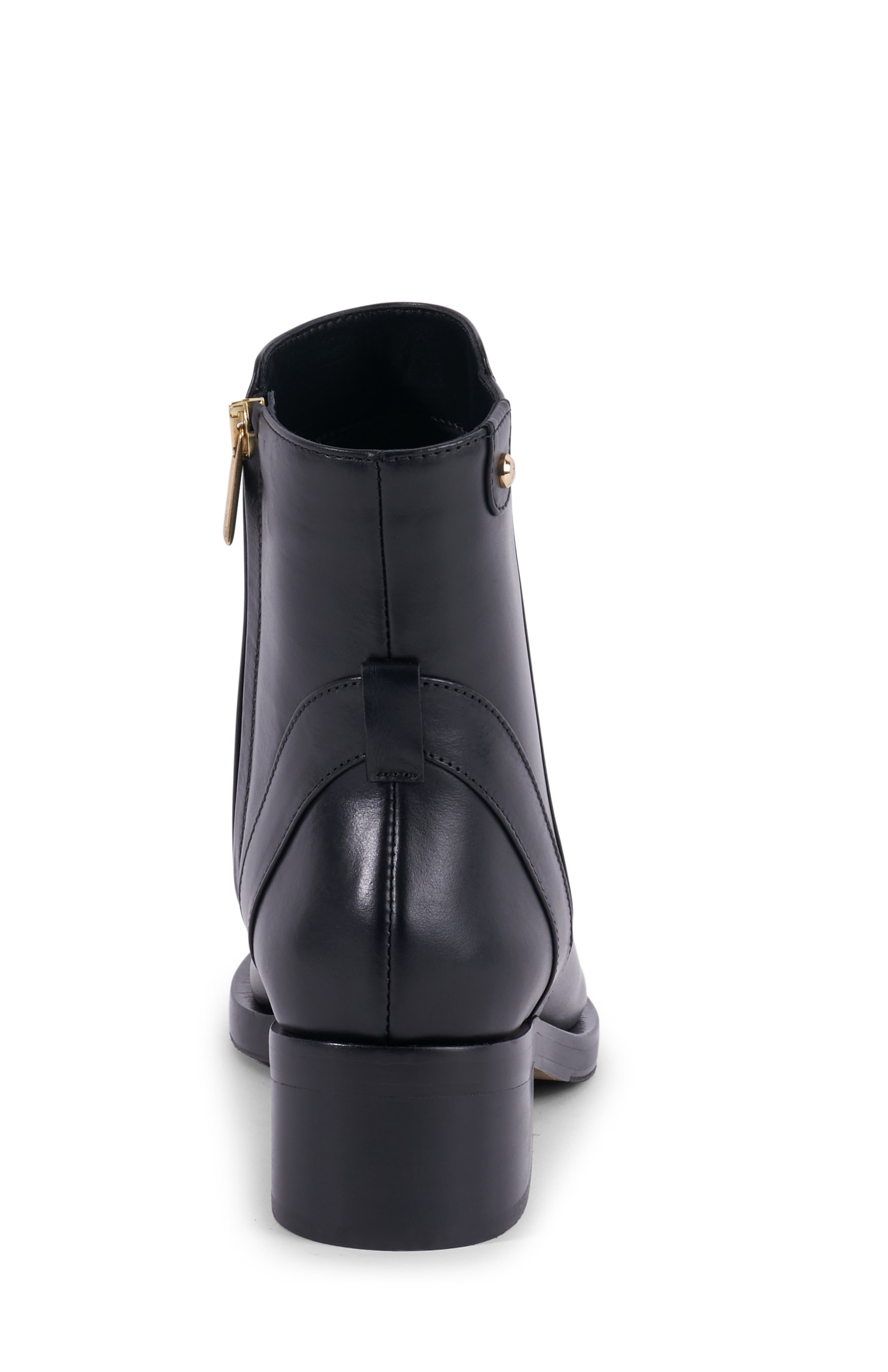 Stinaa.J Charlotte Orthopedic Leather Booties, Alternate, color, Black Leather