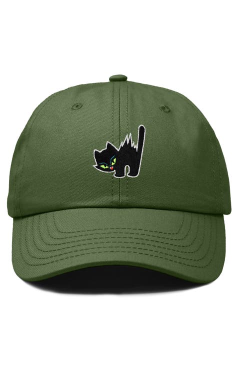 Blink Black Cat Dad Cap