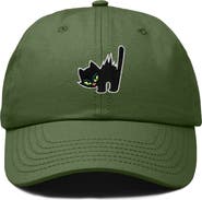 Dalix Blink Black Cat Dad Cap