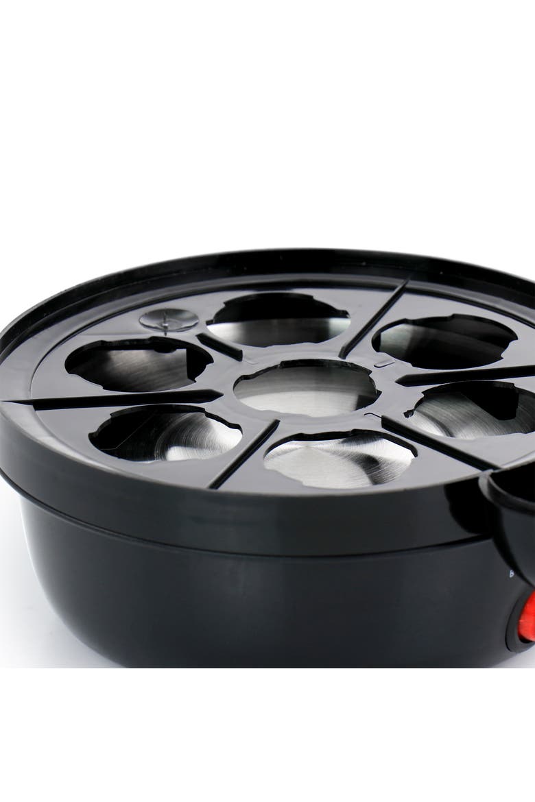 Countertop Electric Egg Cooker, Alternate, color, Black