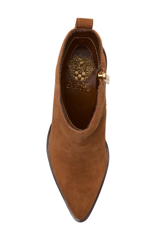 Vince Camuto Lorelai Pointed Toe Bootie In Brown