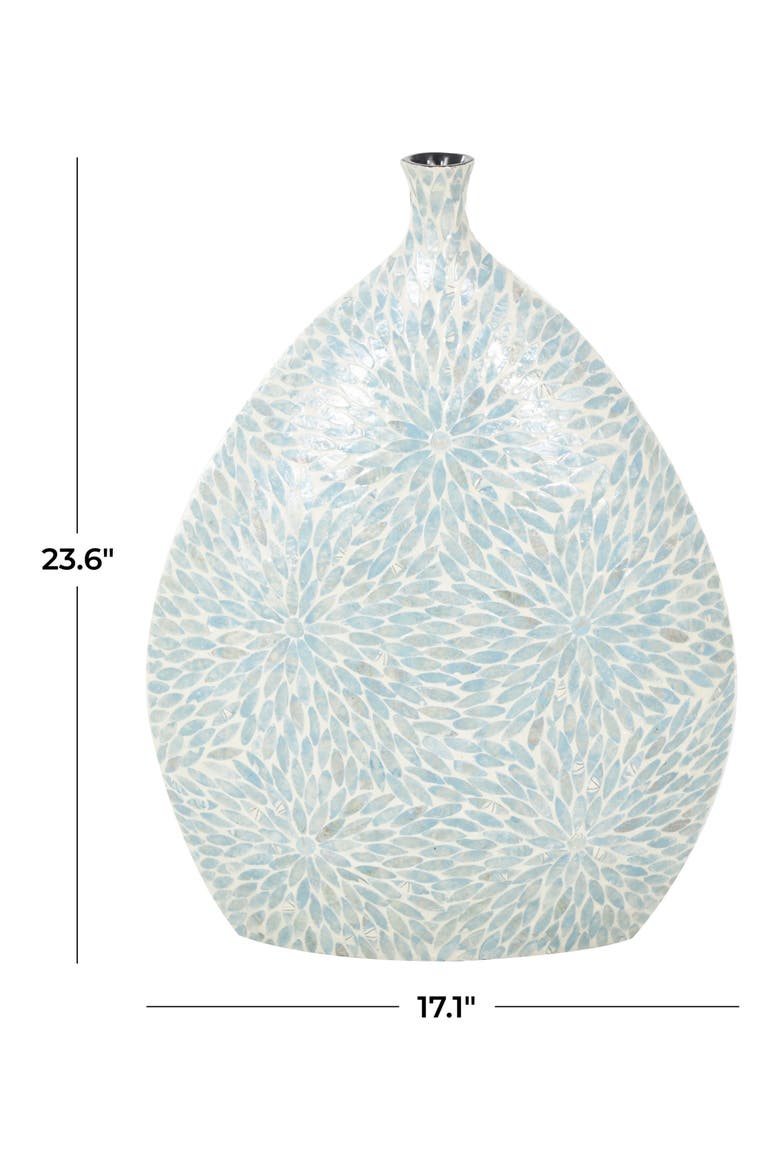 Mother of Pearl Vase, Alternate, color, LIGHT BLUE