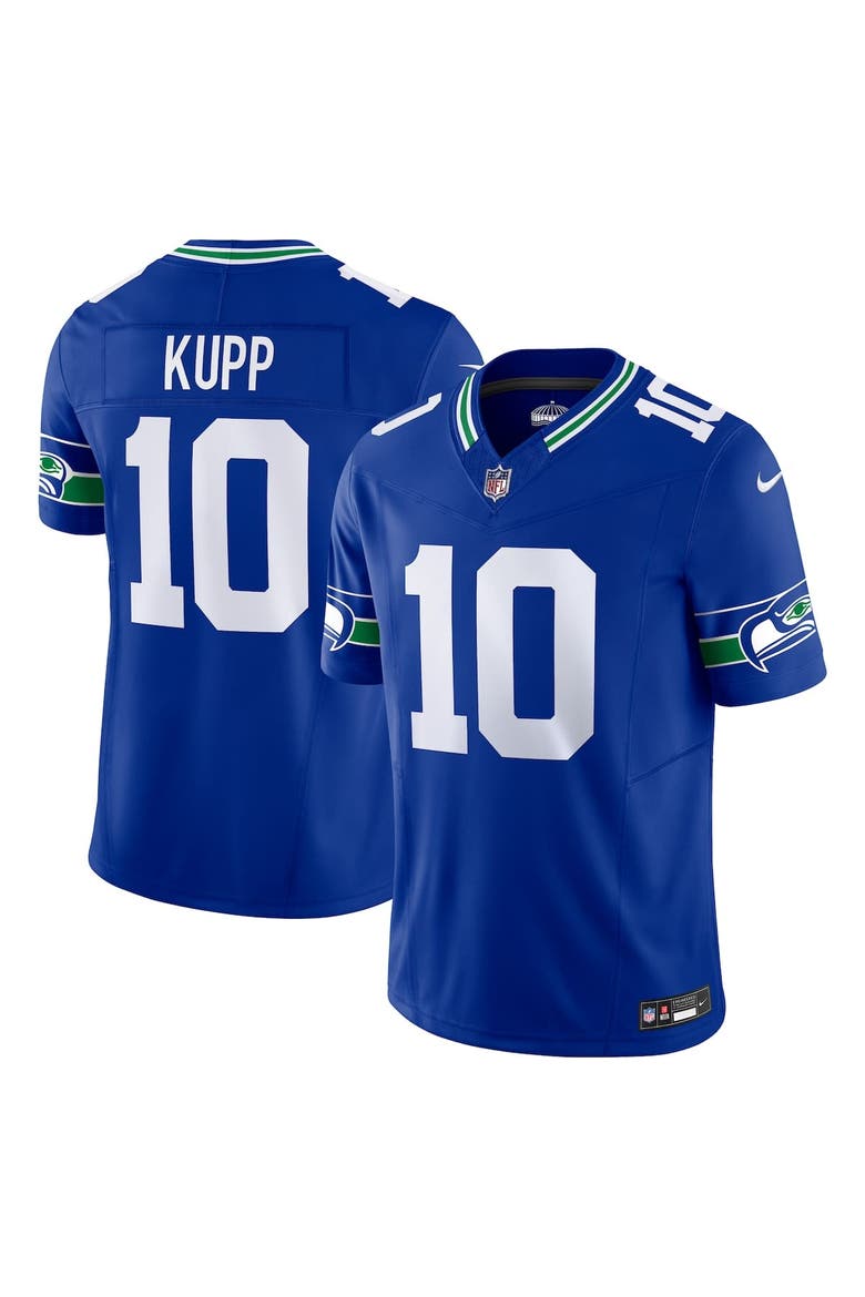 Men's Nike Cooper Kupp Royal Seattle Seahawks Alternate  Vapor F.U.S.E. Limited Jersey, Main, color, Royal