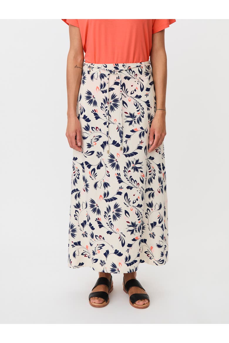 Masolenith Floral Maxi Skirt, Main, color, Medieval Blue