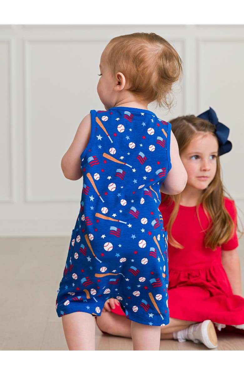 RuggedButts Baby Boys Pocket Knit Romper, Alternate, color, 