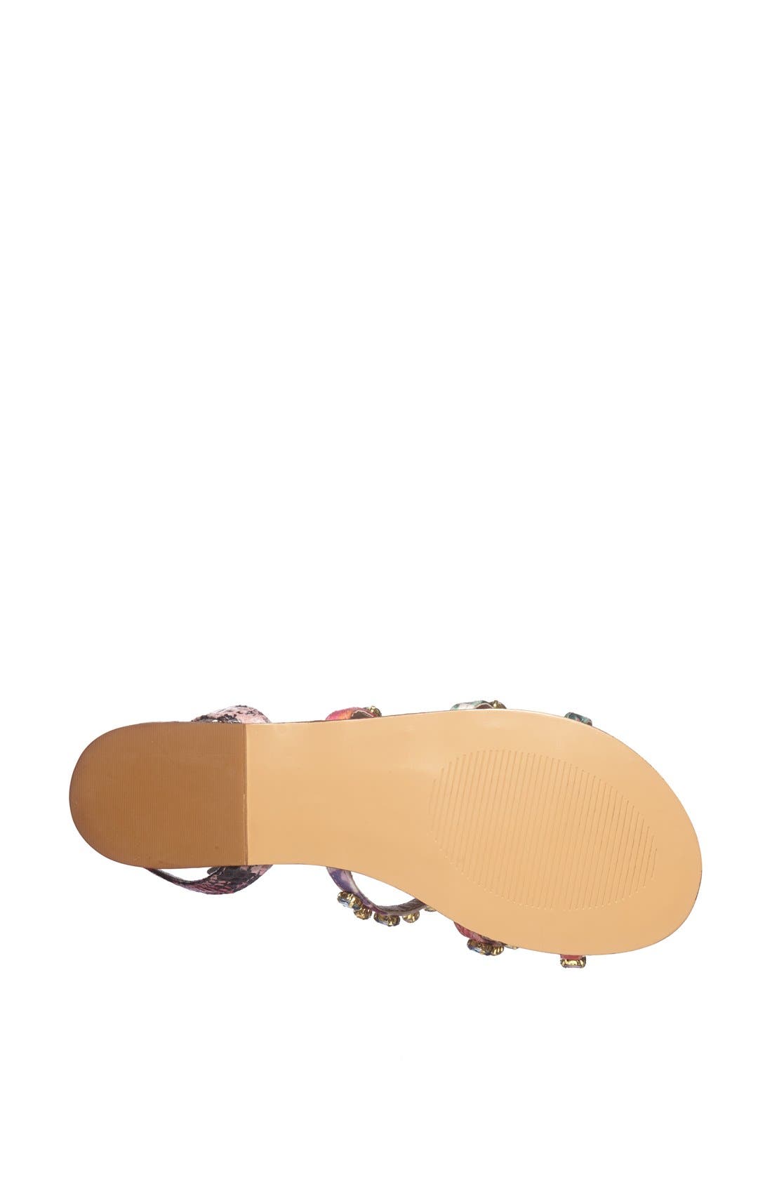 'Bejeweled' Sandal, Alternate, color, BRIGHT MULTI