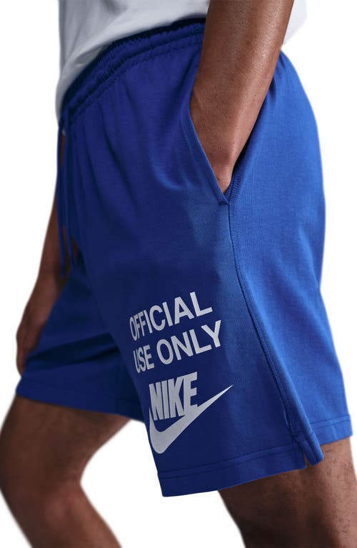 Nike Club Knit Shorts In Blue