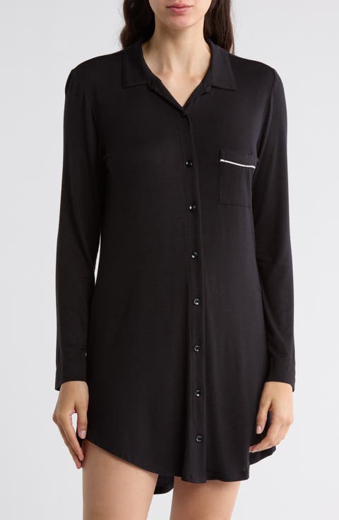 Tranquility Button Front Nightshirt