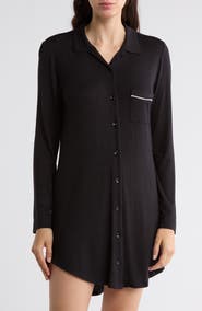 NORDSTROM RACK Tranquility Button Front Nightshirt