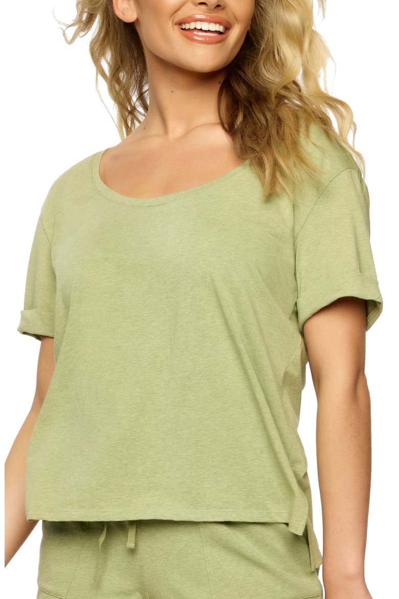Stretch Organic Cotton T-Shirt, Main, color, THYME